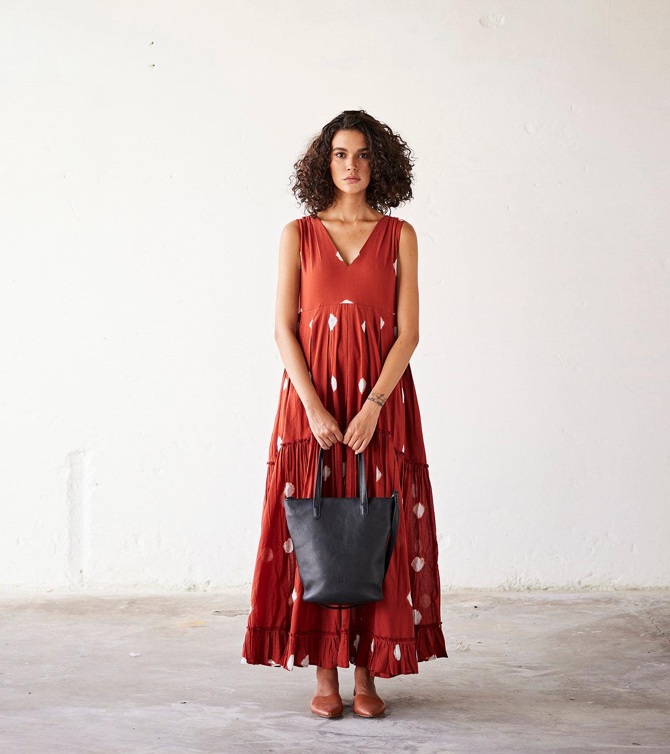 Coal handbag - Khara Kapas