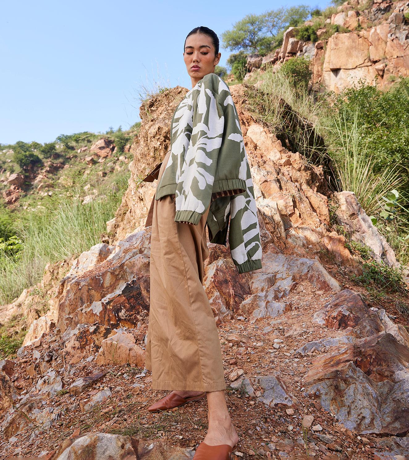 Haze Beneath Bomber Jacket - Khara Kapas