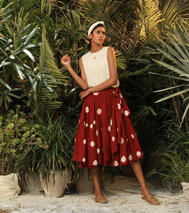 Mushroom Head-Skirt | Relove - Khara Kapas